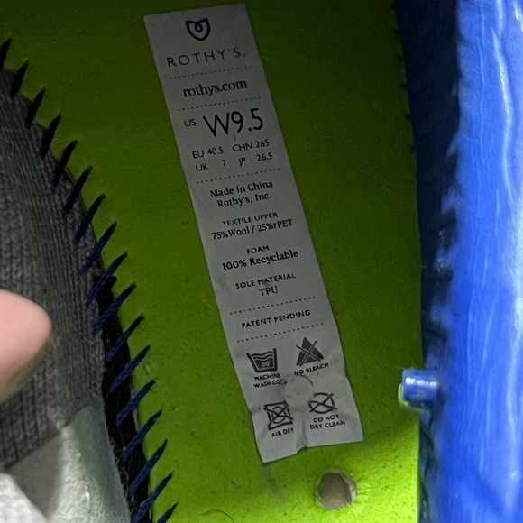 Rothy’s Original Slip On Sneaker Gray Size‎ 9.5 - Picture 5 of 6